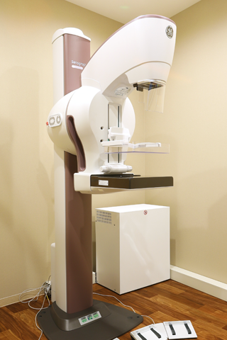 当院のマンモグラフィ装置