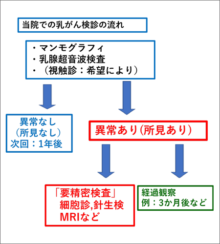 当院での検診の流れ